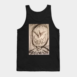 Pumpkin face Tank Top